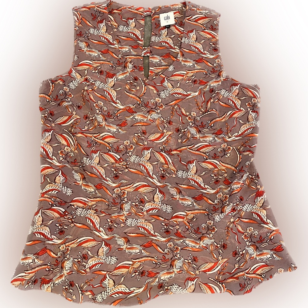 CAbi sleeveless blouse